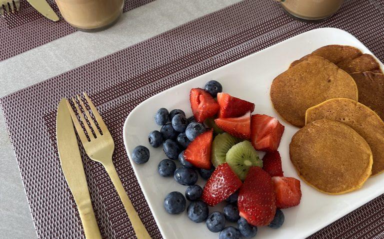 Pancake à la carotte et à la banane